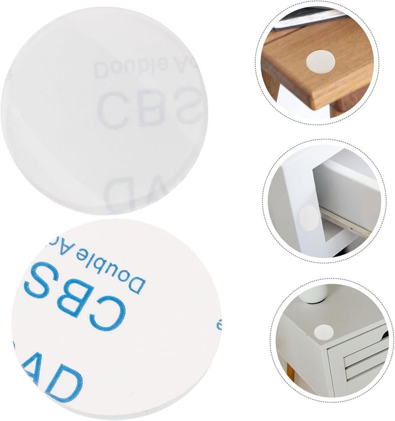 20Pcs Transparent Nonslip Chair Leg Pads Self Adhesive Furniture Floor Protectors for Tile Laminate - Image 2
